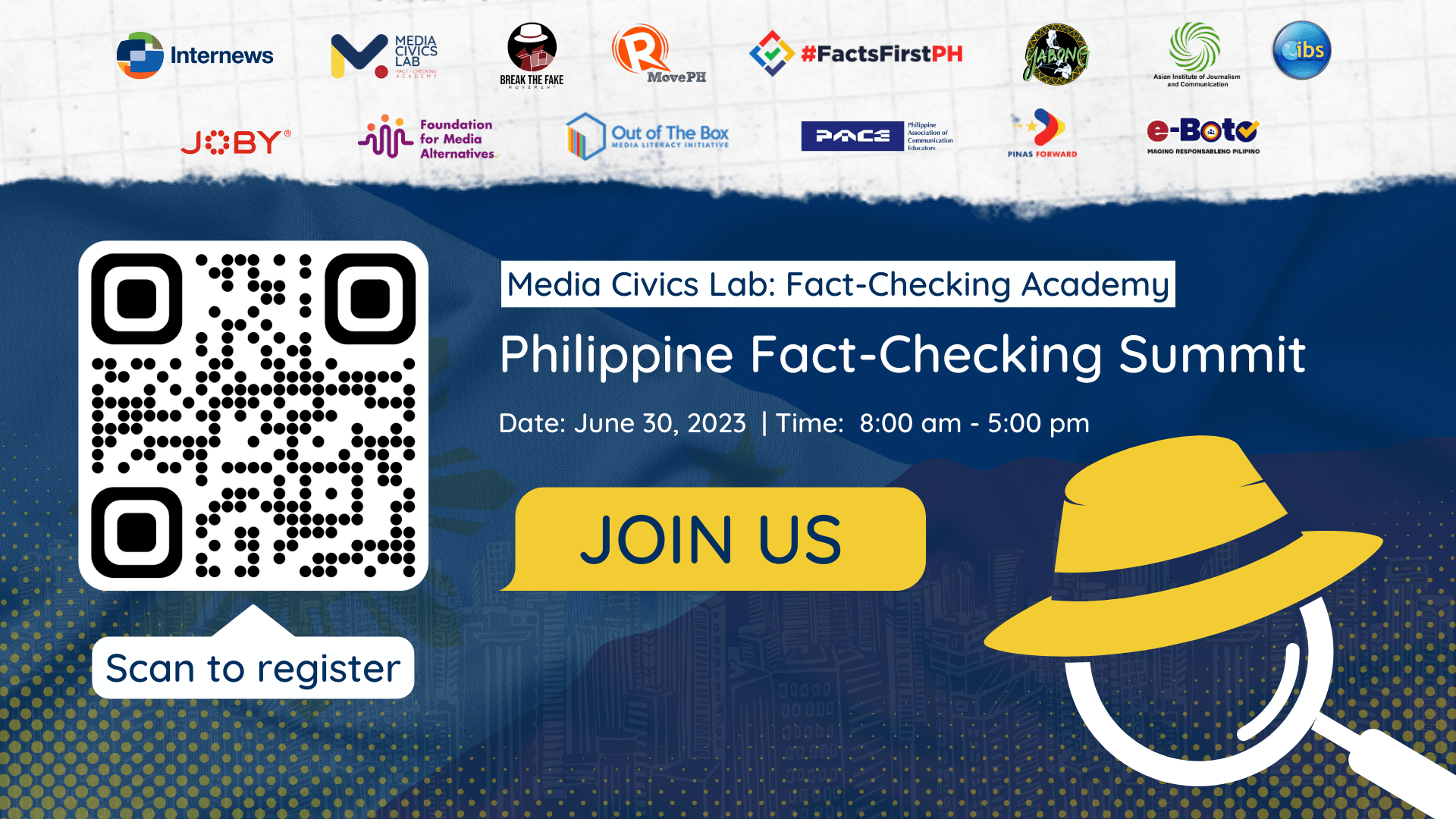 Join the Philippine Fact-Checking Summit 2023!